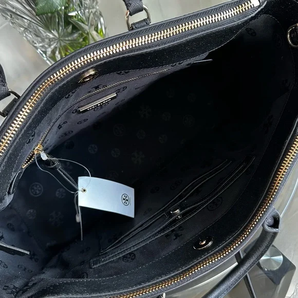 Tory Burch Robinson Perforated Convertible Satchel - Picture 7 of 11